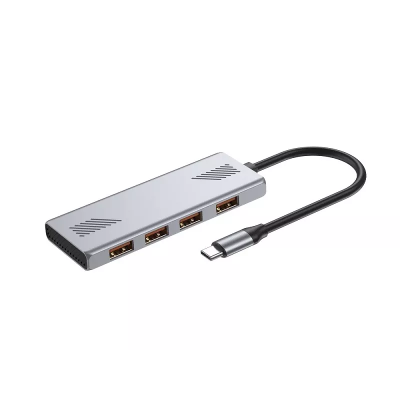 Gembird UHB-CM-U310-A4-01 USB-C-keskitin, 4x USB-A 3.2 Gen 2