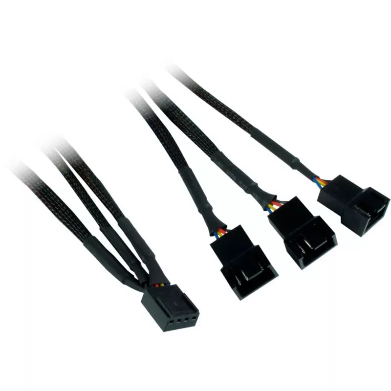 INTER-TECH Argus RGB-tuuletinsarja RS-14 140mm ARGB 3 kpl:n pakkaus musta