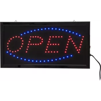 LED-kyltti EUROLITE OPEN 80500303 – valaistu Open-kyltti, klassinen muotoilu