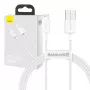 Baseus CALYS-A02 matkapuhelinkaapeli valkoinen 1 m USB A Lightning
