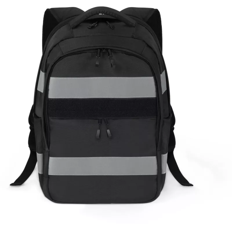 DICOTA Hi-Vis V2 Backpack reppu musta 320x220x455mm PET TPU