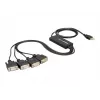 DeLock USB2.0 > 4 x sarjaporttisovitin - sarjaporttisovitin - USB - RS-232 x 4 (61887)