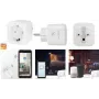 Älykäs Wi-Fi-pistorasia LOGILINK SH0101 valkoinen – kaukosäätöinen päälle/pois, sovellusohjaus, yksittäispistorasia
