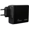 PD-laturi INTER-TECH PD-3100 100W USB-C musta pika-virtalähde