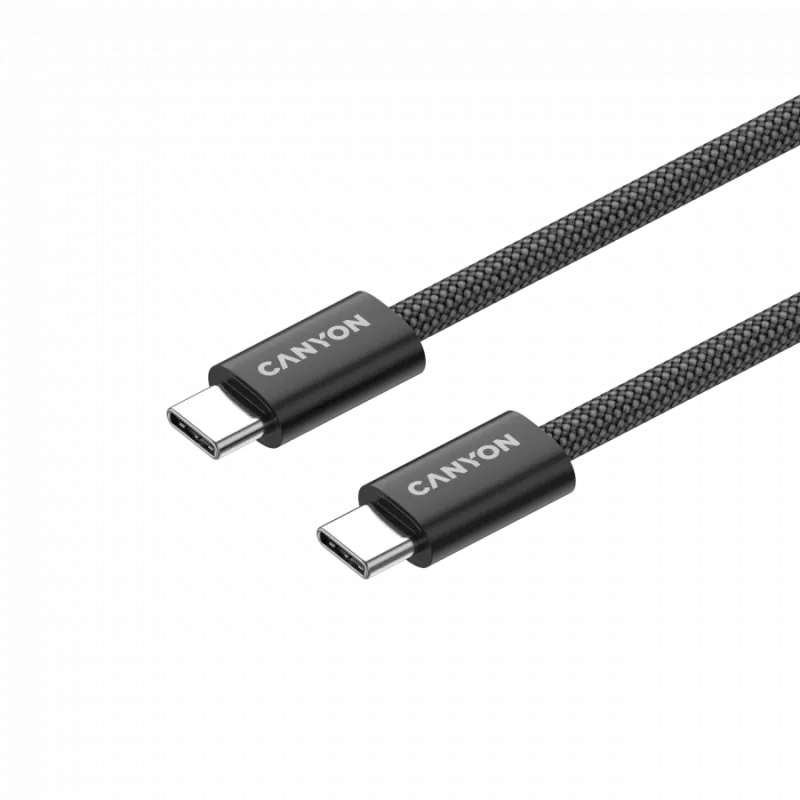 CANYON OnWire 60MG -kaapeli C-C 60W punottu 1 m musta