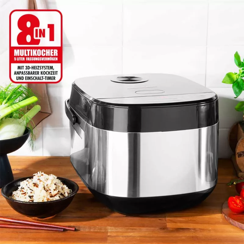 Gastroback Design Multicook Pro 5 L 790 W musta ruostumaton teräs