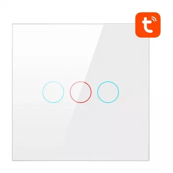 Älykäs valokytkin Avatto TS02-EU-W3 WiFi 3-suuntainen — seinäasennettava WLAN-kytkin moniohjaukseen