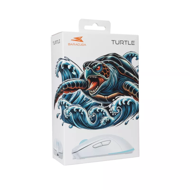 Baracuda BGM-122 Turtle -hiiri valkoinen TURTLE-W