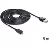 DeLOCK EASY-USB 2.0-A - Micro-B kaapeli 5m