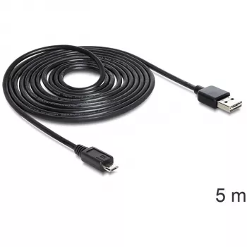DeLOCK EASY-USB 2.0-A - Micro-B kaapeli 5m