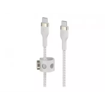 Belkin BOOSTCHARGE PRO Flex USB-kaapeli 3 m USB 2.0 USB-C valkoinen (CAB011BT3MWH)