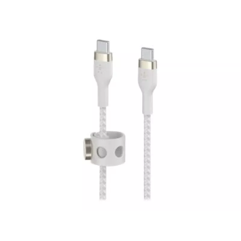 Belkin BOOSTCHARGE PRO Flex USB-kaapeli 3 m USB 2.0 USB-C valkoinen (CAB011BT3MWH)