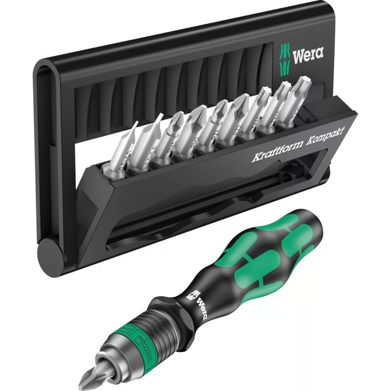 Wera Kraftform Kompakt 10 - kärkivalikoima - 10-osainen