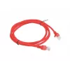 Lanberg PCU5-20CC-0150-R Cat5e UTP -kytkentäkaapeli, 1,5 m, punainen, 10 kpl