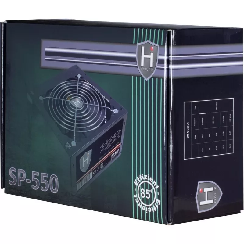 Virtalähde Inter-Tech HIPOWER SP-550 550 W