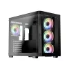 Tietokonekotelo LC-Power LC-8001B-ON Midi Tower musta