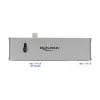 Telakointiasema DeLOCK Dual USB Type-C HDMI USB 3.2 SD PD 3.0