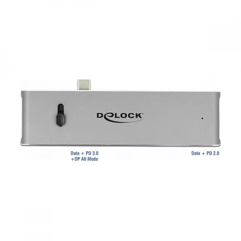 Telakointiasema DeLOCK Dual USB Type-C HDMI USB 3.2 SD PD 3.0