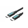 USB-C–USB-C-kaapeli/1M musta Cosbf Vention
