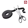 LABEL THE CABLE LTC PRO Roll Strap, kaksipuolinen tarranauharulla, 25 m musta