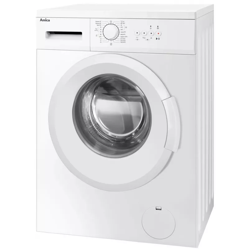 Amica WA0S610DO pyykinpesukone, etulatauksella, 6 kg, 1000 kierr./min, valkoinen