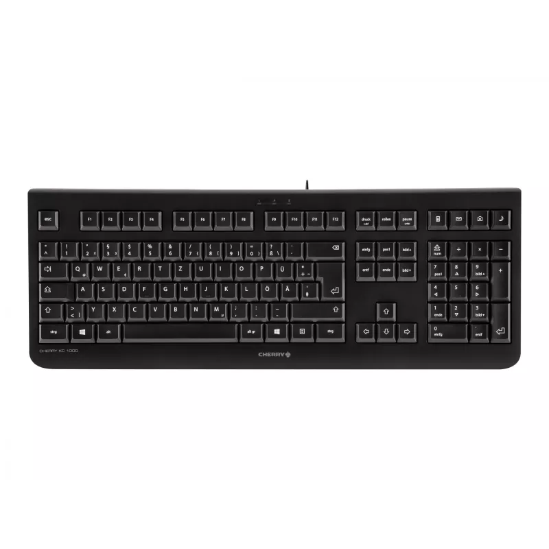 Cherry KC 1000 - näppäimistö - pohjoismainen - musta