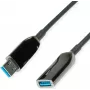 ROLINE USB-kaapeli 12.04.1076 USB 3.2 Gen 1 15 m USB A musta
