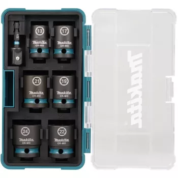 Makita E-16592 iskeväruuvinväännin hylsyavainsarja musta, turkoosi