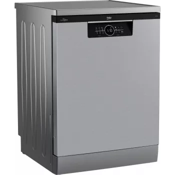 Astianpesukone BEKO BDFN26531X — vapaasti seisova 60 cm, 15 astiastoa, 46 dB, ruostumaton teräs, LED-kosketusnäyttö