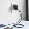 Seinä laturi 2xUSB Power Delivery (1xUSB A+1xUSB C) 5.4A 30W Dynamic Detect PA-D1