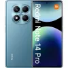 Xiaomi Redmi Note 14 Pro 4G älypuhelin 8 GB RAM 256 GB, 6,67" AMOLED, 200 MP, 5500 mAh, hybridi Dual SIM, Android 14, valtameren sininen