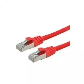VALUE S/FTP-(PiMF-)verkkokaapeli Cat.6, LSOH, punainen, 0,5 m (21.99.1221)
