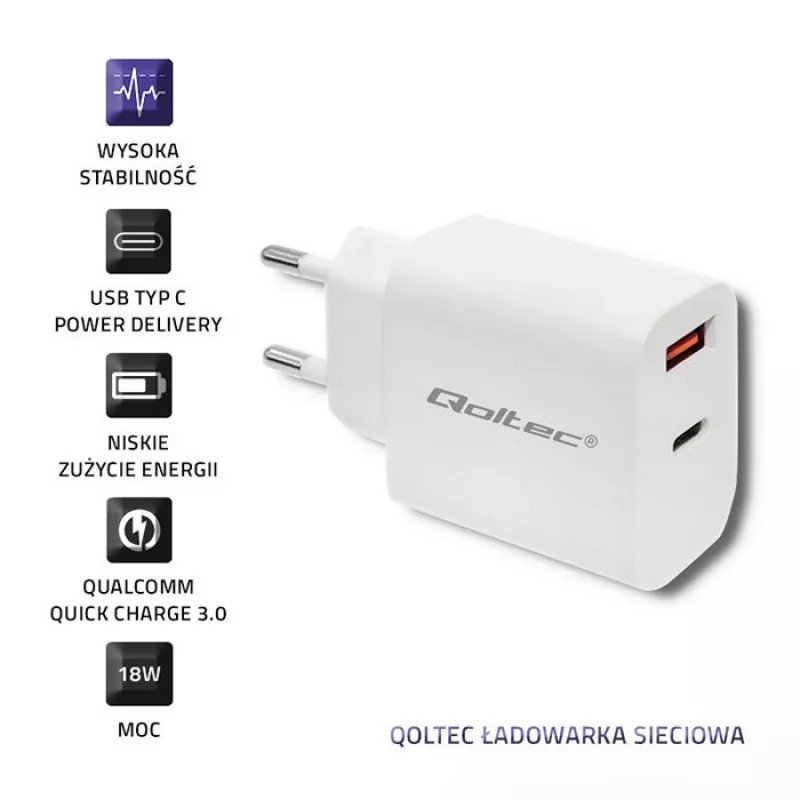 Virtalähde Qoltec 51714