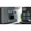 Cama Square kaappi VIGO 50/50/30 valkoinen/harmaa kiiltävä