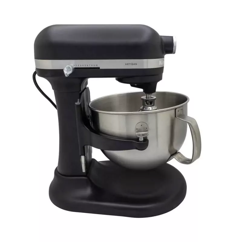 KitchenAid 5KSM60SPXEBM yleiskone 375 W musta, harmaa, ruostumaton teräs