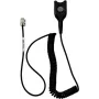 EPOS CSTD 08 - kuulokemikrofonikaapeli - EasyDisconnect - RJ-9 uros - standard bottom cable (1000838)