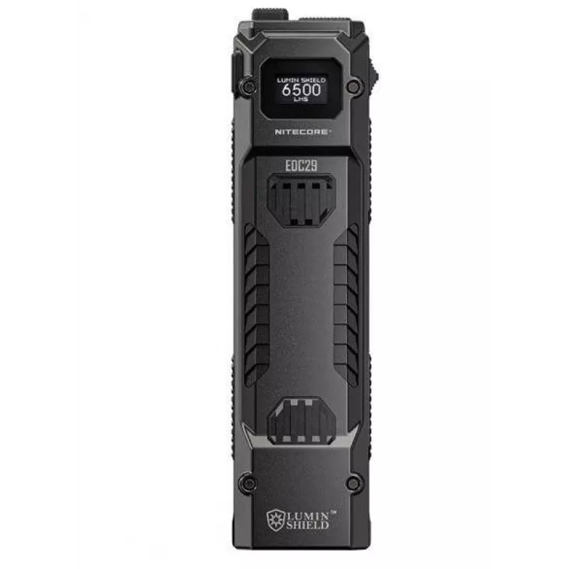 Käsivalaisin Nitecore EDC29 ruostumaton teräskotelo, 2 LEDiä, 15–6500 lm, IP54, USB ladattava