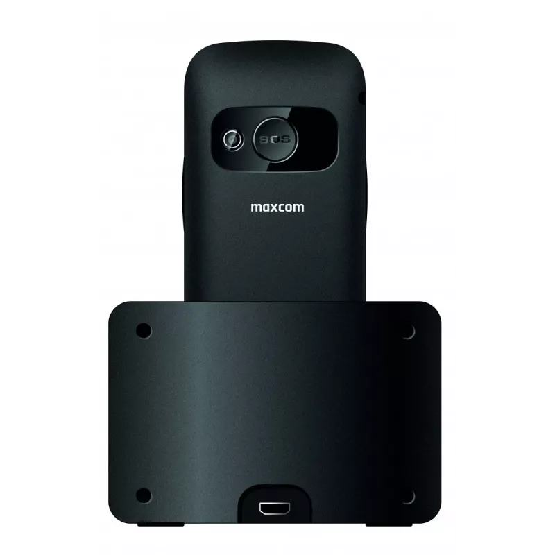 MaxCom MM720 SE matkapuhelin senioreille, 2,2 tuuman näyttö, GSM 900/1800, musta