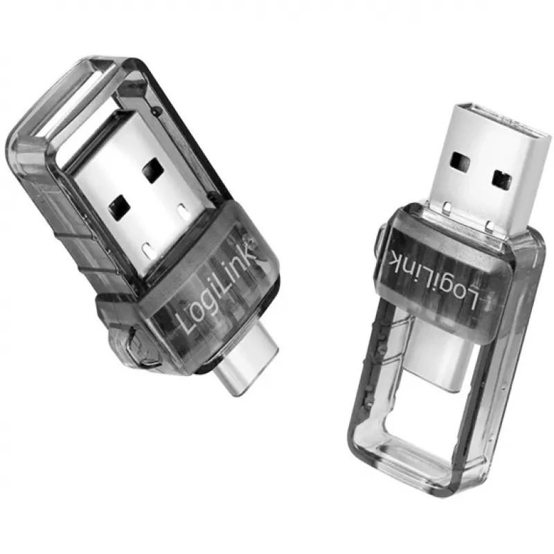 LogiLink BT0054 Bluetooth 5.0 EDR -USB-sovitin, USB-A/USB-C