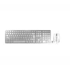 CHERRY DW 9100 ohut näppäimistö ja hiiri sisältyy yleiskäyttöön RF langaton + Bluetooth Nordic hopea