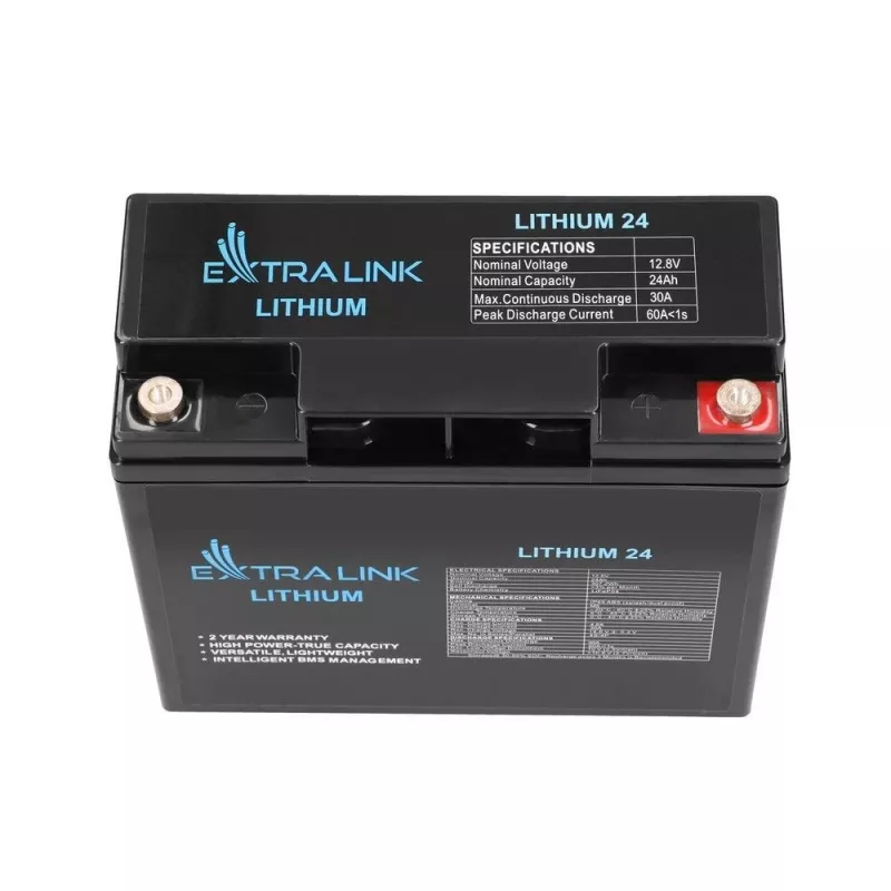 Extralink akku LiFePO4 24000 mAh 12,8 V