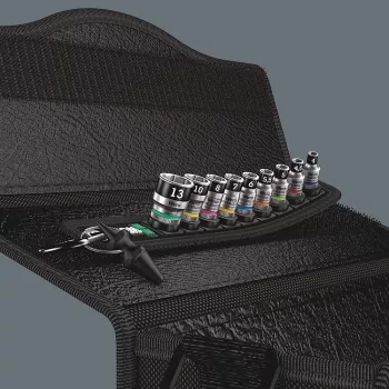 Belt A1 Zyklop hylsyavainsydinsarja, 1/4 (musta, 10 kpl, pitotoiminnolla)