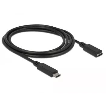 USB-kaapeli DeLOCK 85534 USB 3.2 Gen 1 1,5 m USB-C musta