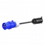PowerFlash-sovitin CEE 16A 1p thb bury – yksinapainen CEE 16A virtasovitin