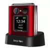 Flip-puhelin Beafon Fold 10 Silver Line punainen-hopea Dual SIM