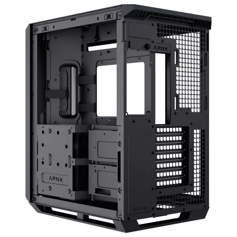 APNX V1-BK-v1 Midi-torni musta