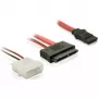 DeLOCK - Serial ATA -sovitin - SATA-pistoke (22 Pin) - 16-napainen Micro SATA (61695)
