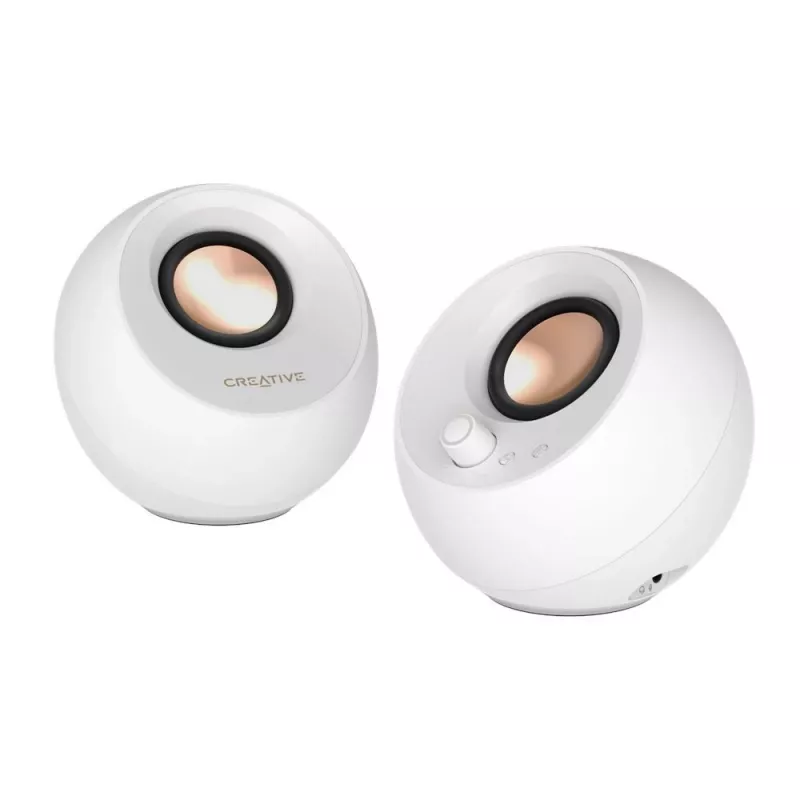 Creative Labs Pebble Pro valkoinen Klinke USB-A/C Bluetooth-digitaalivahvistin - kaiuttimet - Bluetooth 5 (51MF1710AA003)