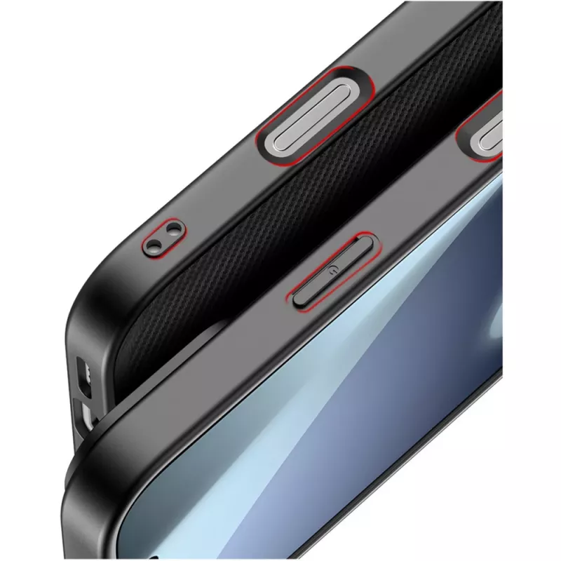 Nevox StyleShell NYLO 2528 suojakuori iPhone 17 Prolle, musta