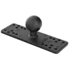 RAM Mounts RAM-111BU yleiskäyttöinen pallokiinnike merielektroniikalle, 1,5″ C-koon pallo, 6,25 x 2″ levy